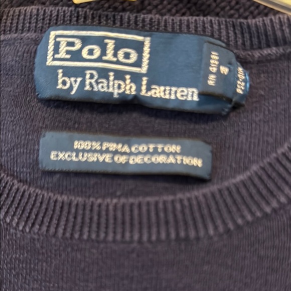 🌹Polo by Ralph Lauren Navy Crewneck Sweater - Picture 3 of 3